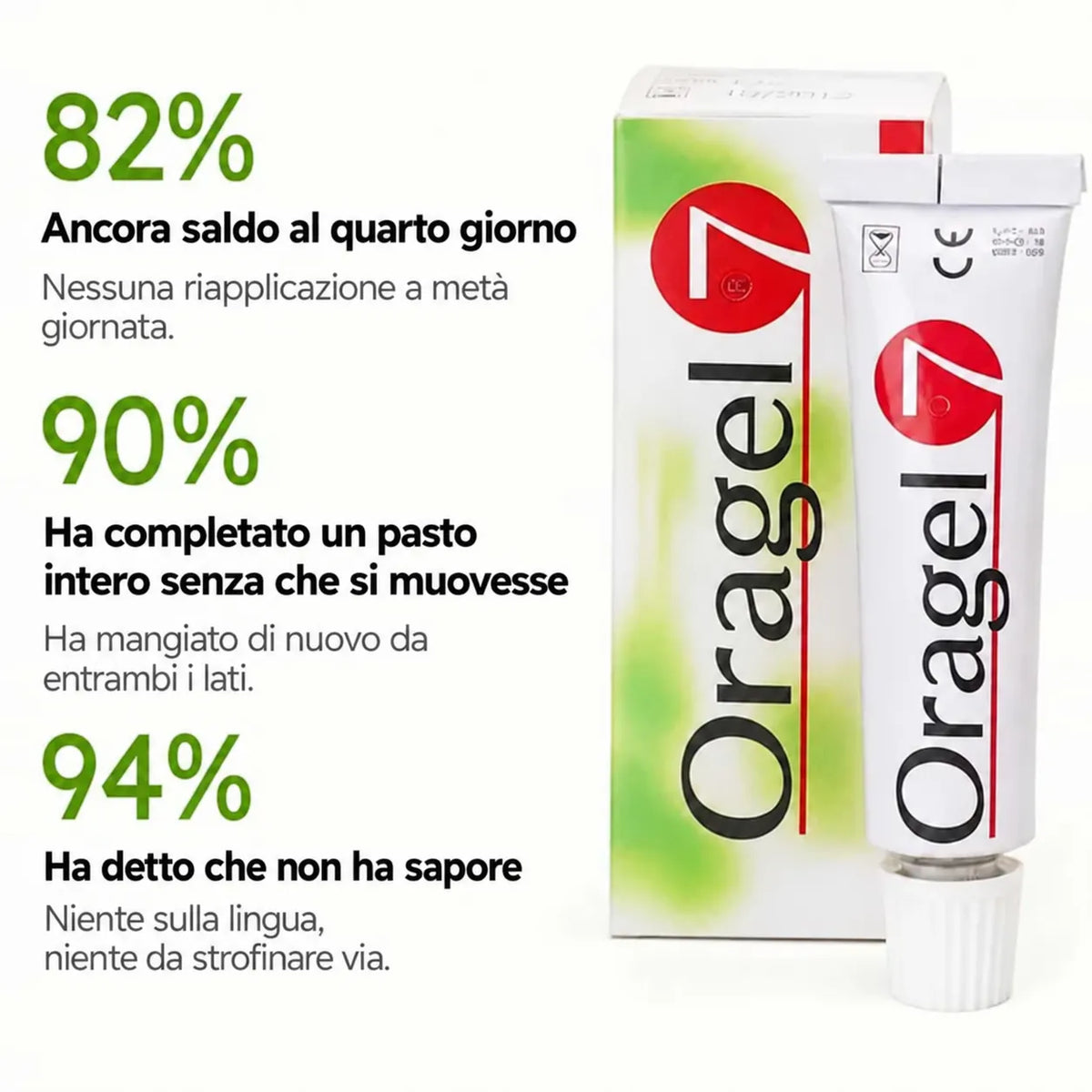Oragel™ | Impedisce lo scivolamento della dentiera al 100% - Tenuta sicura per tutto il giorno