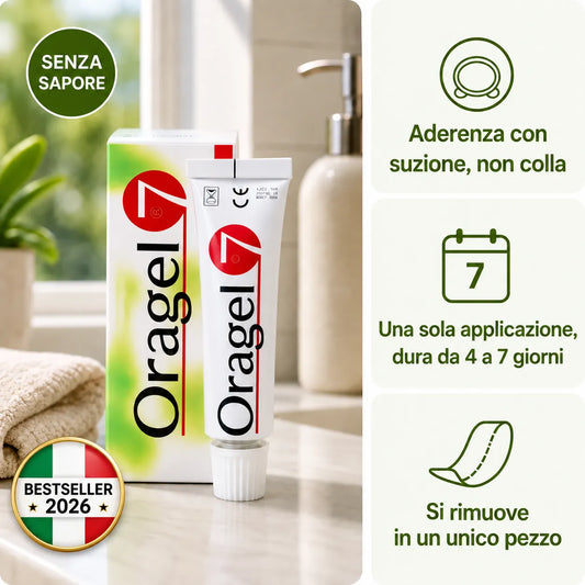 Oragel™ | Stop allo scivolamento della dentiera al 100% – Tenuta sicura per tutto il giorno