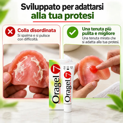 Oragel™ | Impedisce lo scivolamento della dentiera al 100% - Tenuta sicura per tutto il giorno