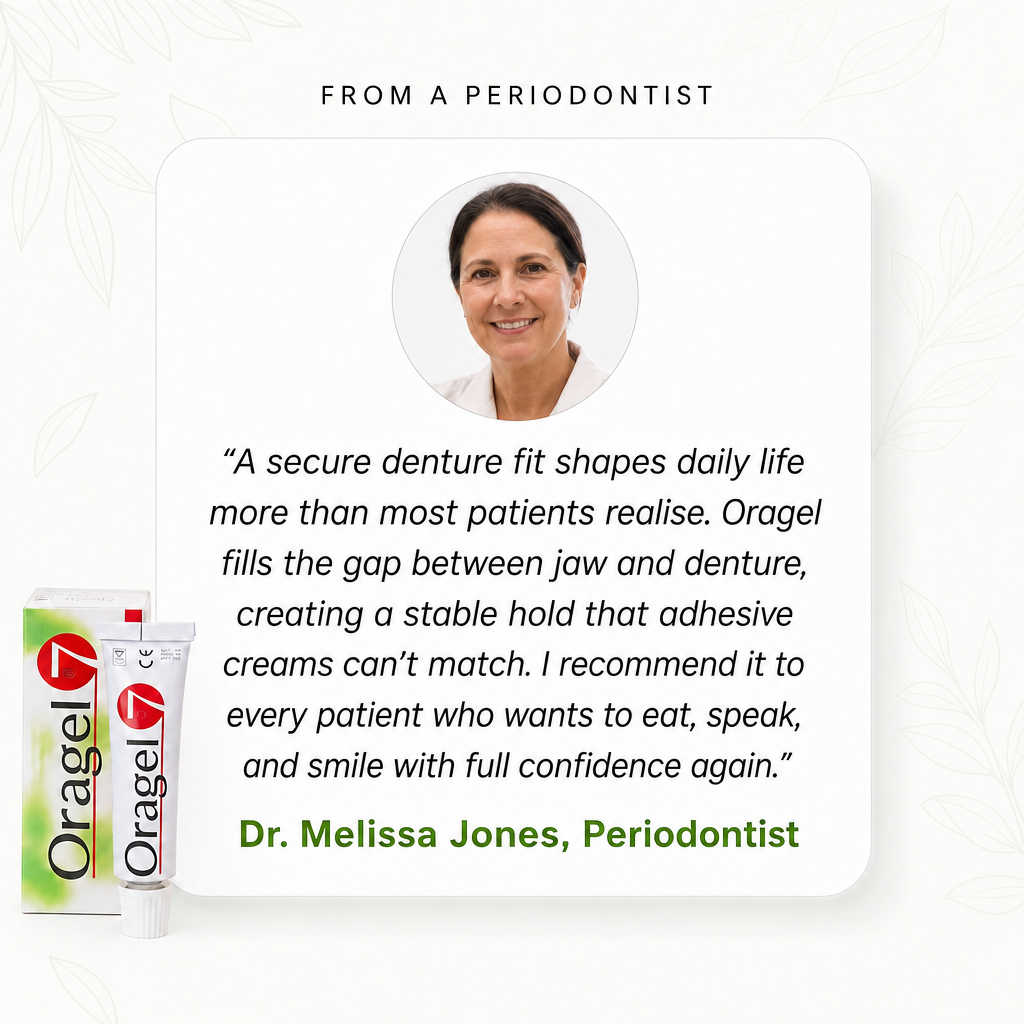 Oragel™ | Stop Denture Slipping 100% - All-Day Secure Hold